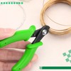 SPEEDWOX Memory Wire Cutters with Spring Mini Flush Cut Pliers,