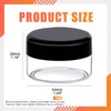 Tanstic 20Pcs Plastic Cosmetic Containers with Lid, Clear Round Pot
