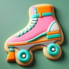 Unbranded Roller Skate Cookie Cutter 3.75'' Metal 80's Birthday Party