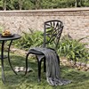 DWVO Outdoor Cast Aluminum Outdoor Chairs Set of 2, All-Weather