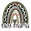 Unbranded Sublimation Print Boy Mama Camo Rainbow Ready to Press Heat Transfer