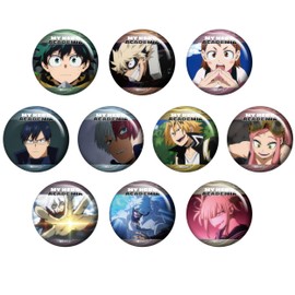 My Hero Academia (Anime Version) Character Badge Collection, Box of 10