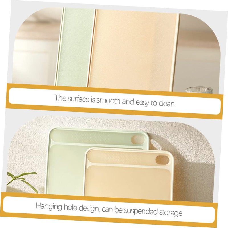 Alipis Cutting Boards for Kitchen Sturdy Skid-Resistant Green Medium Size