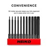 NEIKO 01149A Torx Head Drill Bit Set, 11-Piece Sizes TT6