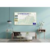Kentucky State Physical Map - 23.3 x 13.3 Inches -