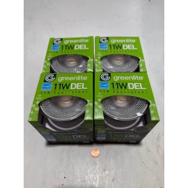 Greenlite Set Of 4! Weatherproof LED Flood Light Bulbs 11W