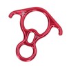 Descender Gear Aluminium Alloy 40KN Pulling Force Ox Horn Shaped