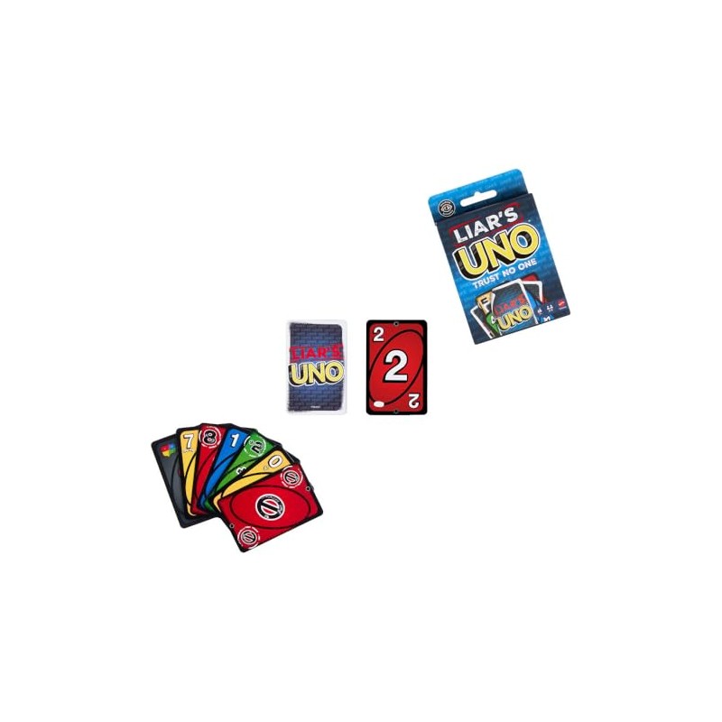 Mattel Games UNO Juego de Cartas Liars 7