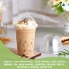 Nationwide Paper Strong Smoothie Cups with Dome Lids 16oz 25pcs