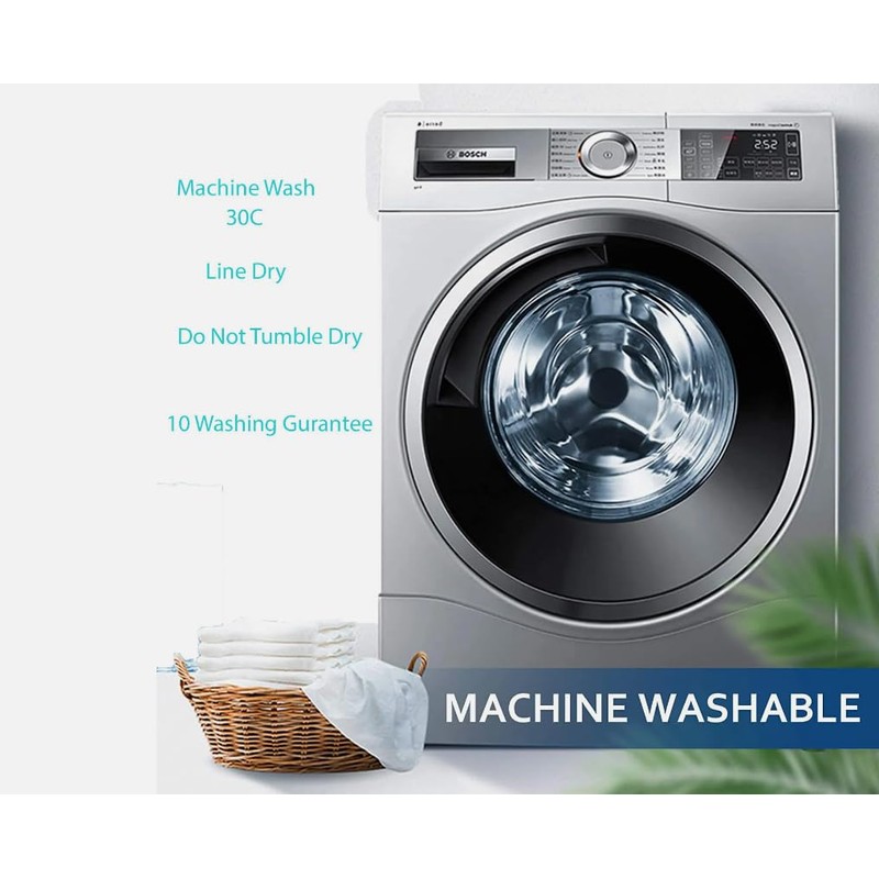 Extra Deep 200 Thread Count Egyptian Cotton Quilted Mattress Protector