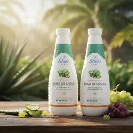 2 Jugo De Sábila Sheló Nabel Con Aloe Vera Jugo Natural                                                                                               