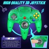 2 Pack FISUPER Wired N64 Controller Classic Gamepad Joystick for