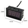 Alnicov Industrial Thermometer -30 to 800°C Thermometer with Probe 12V