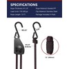 VIPARSPECTRA Ratchet Tie Down Straps, 1/4" Adjustable Rope Hangers [4