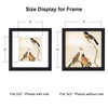 BKABOT 3x3 Picture Frame Set of 3, Black Metal Square