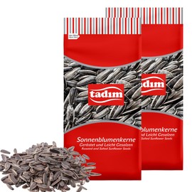 TADIM - Roasted & Salted Black Sunflower Seeds (2 x 270g) / Sunflower Seeds wth Shell/Great for Snacking
