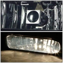 DNA MOTORING FL-ZTL-114-SM Luz antiniebla del lado del conductor y del pasajero [compatible con Chevy Silverado 1500 2500 3500 HD]