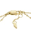 Fossil Women's Teardrop Mother of Pearl Chain Bracelet, Color: Gold