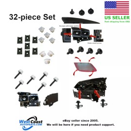Performance One 1998-2002 Firebird Headlight Assembly Rebuild 32 Parts Set. Correct GM Bolts