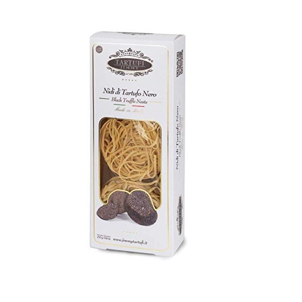 Tita Italian Tartufi Jimmy Tagliolini Nest Egg Pasta with Black Truffle, Ancient, Authentic Recipe, 8.8 oz, 250 grams