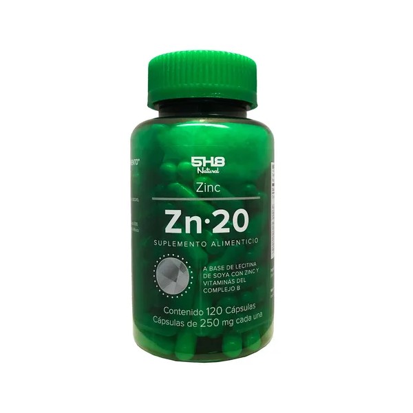 Vitaminas Zinc Complejo B 120 Caps 250mg C/u Natural 5h8