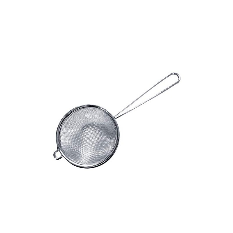 Cuisinox Fine Mesh Strainer, Stainless Steel with Handle, 3" x