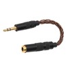 4.4mm Balanced Female to 3.5mm Stereo Male Adapter Cable Gold