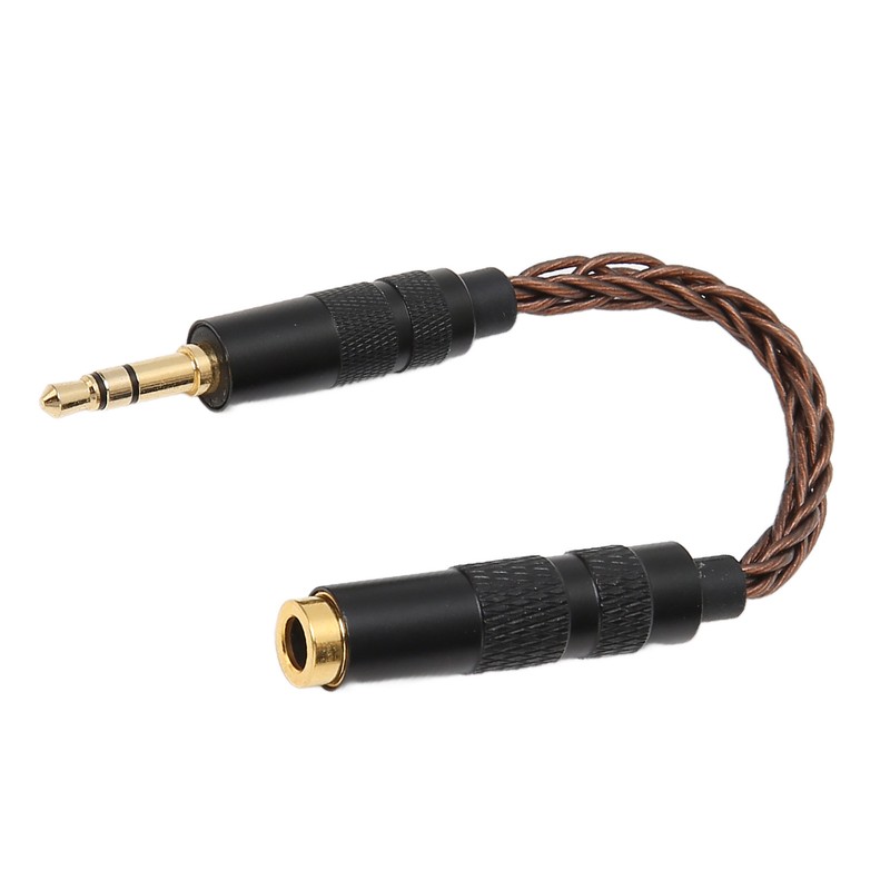 4.4mm Balanced Female to 3.5mm Stereo Male Adapter Cable Gold
