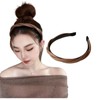 Headband - Faux Leather Headband Cross Twisted Braided Rope Style