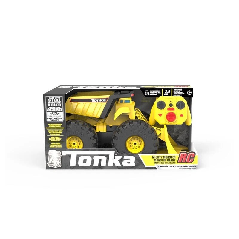 Tonka RC Mighty Monster Steel Dump & Plow Truck