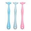 Design Reusable Dental Floss Holder 3 Counts Interdental Cleaning Brush Tooth Handle floas Picks for Adults and Kids Compatible with Oral-B Glide Dental Floss