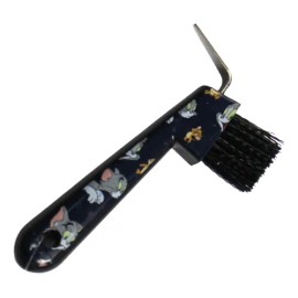 Limpia Cascos Para Caballo Con Cepillo Estampado