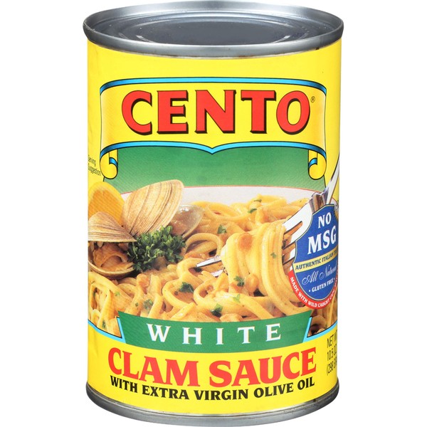 Cento - White Clam Sauce, (6)- 10.5 oz. Cans