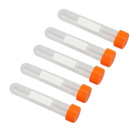 100pcs 10ml Standard Lab Conical Centrifuge Tubes, Plastic Centrifuge Tubes, Freestanding Clear Plastic Test Tubes with Lids for Beads, Sample Lab