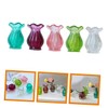 Toyvian 5pcs Mini Vase Resin Doll Vase Miniature Dollhouse Items