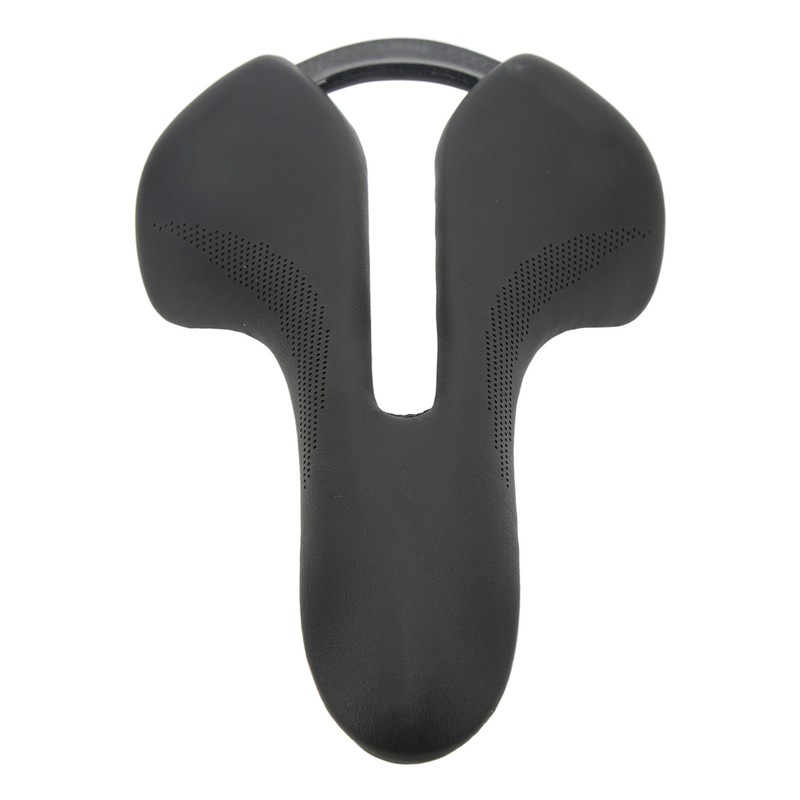 Carbon Fiber Bike Saddle Microfiber Leather Surface Hollow Seat Cushion