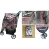 GeKLok Dog Stroller Rain Cover Foldable Waterproof Transparent with Side