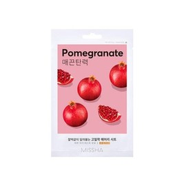 Missha Airy Close-fitting Sheet Mask 1 Sheet (Pomegranate) / 미샤 에어리 밀착 시트마스크 1매 (석류)