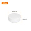 sourcing map 1-5/8"(42mm) Round Plastic Plug, 4 Pcs White Pipe