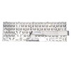 Replacement Keyboard Suitable for Dell Inspiron 15 3000/15 5000/17‑5000/5547/3542 Laptop