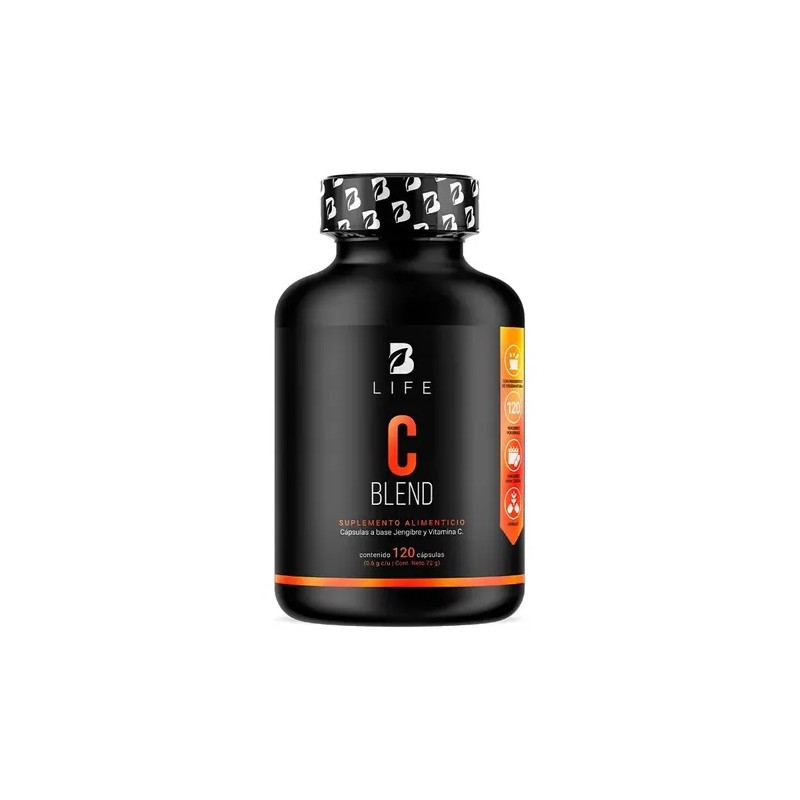 Vitamina Jengibre 120 Cápsulas 600 Apoya Energía Defensas Naturales Bienestar