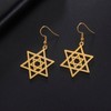 VASSAGO Star of David Earrings for Women Jewish Star with