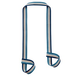 ZOOEASS Yoga Mat Strap, Adjustable Durable Yoga Mat Carrier & Stretching Strap, 5.9feet, Multiple Color Choices(Blue Stripe)