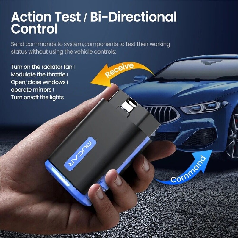 MUCAR DriverScan OBD2 Scanner Bluetooth Wireless Car Full System Diagnostic