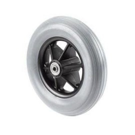 Invacare 1058649 Front Caster and Hardware; Urethane (8" x 1-1/4")