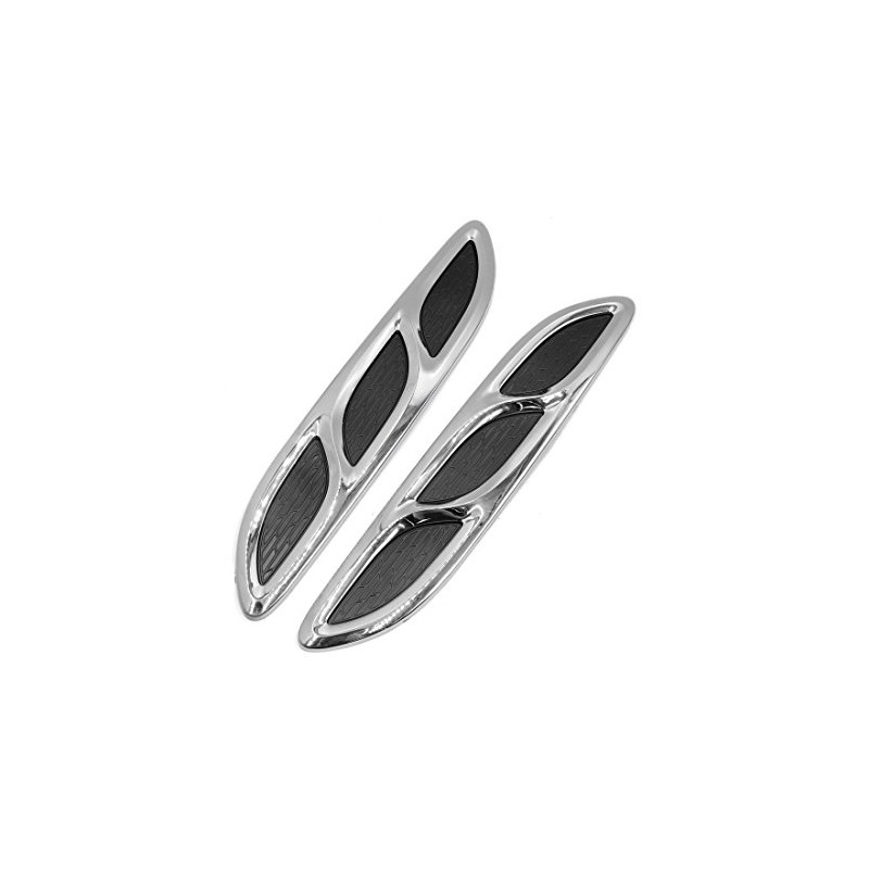 uxcell Pair Decorative Hood Air Flow Intake Side Vent 3D