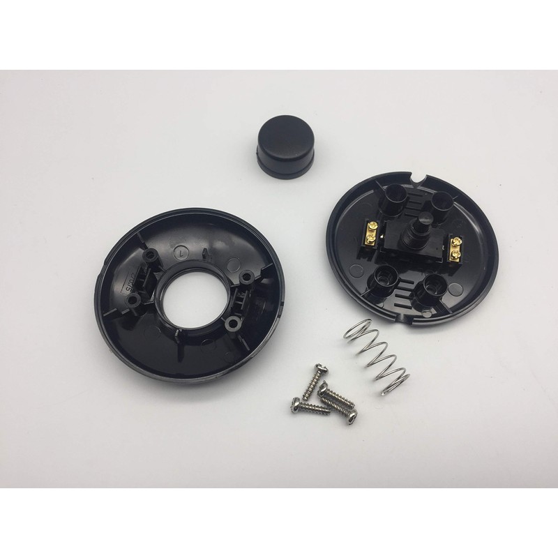 FUJIE 1 x Foot Pedal Switch Black Round Cable Foot