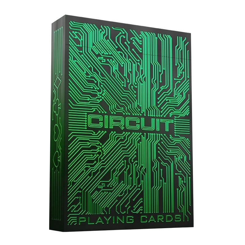 TALKING POINT CARDS Circuit Playing Cards - Style: Neon Green