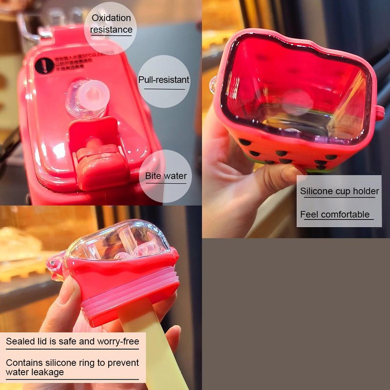 Cute Water Bottle for Kids Ice Cream Shape Water Cup