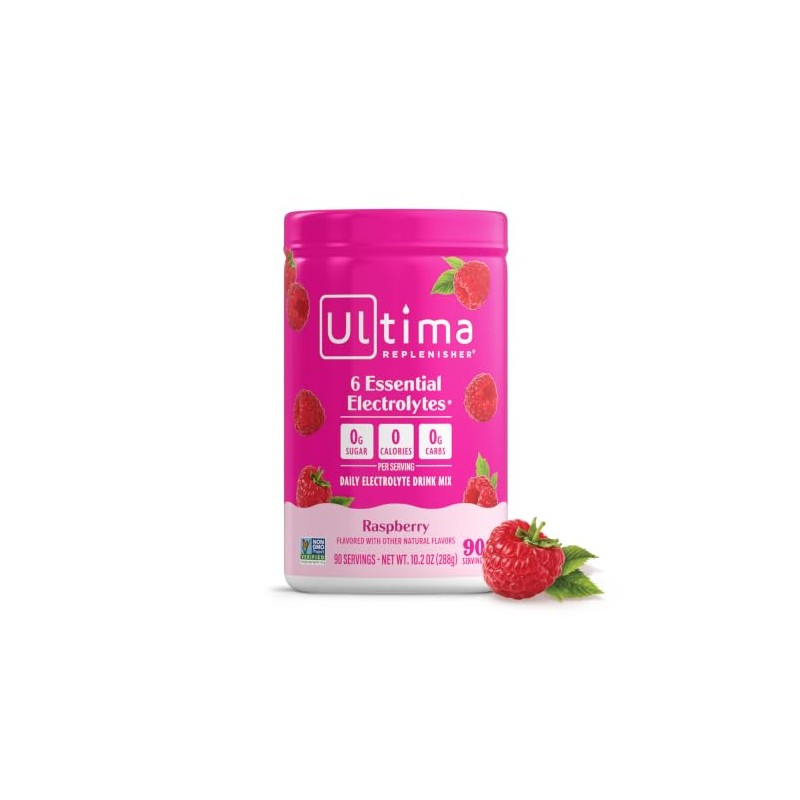 Ultima Replenisher, Raspberry, 90-Serving, 10.2 Ounce